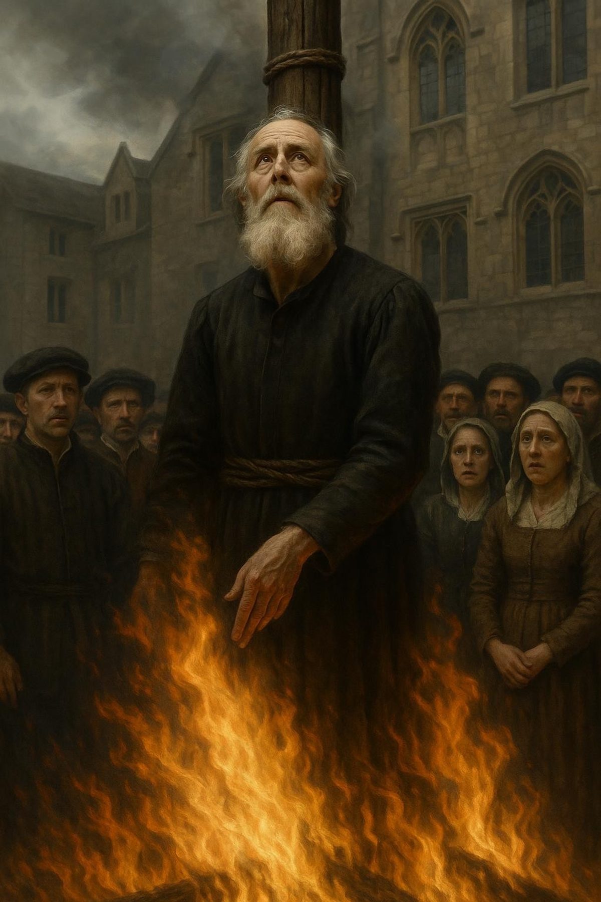 The Day a Tudor Archbishop Walked Calmly Into the Fire