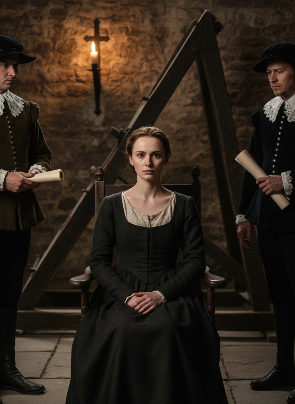 The Day a Tudor Lady Chose the Fire Over the Lie