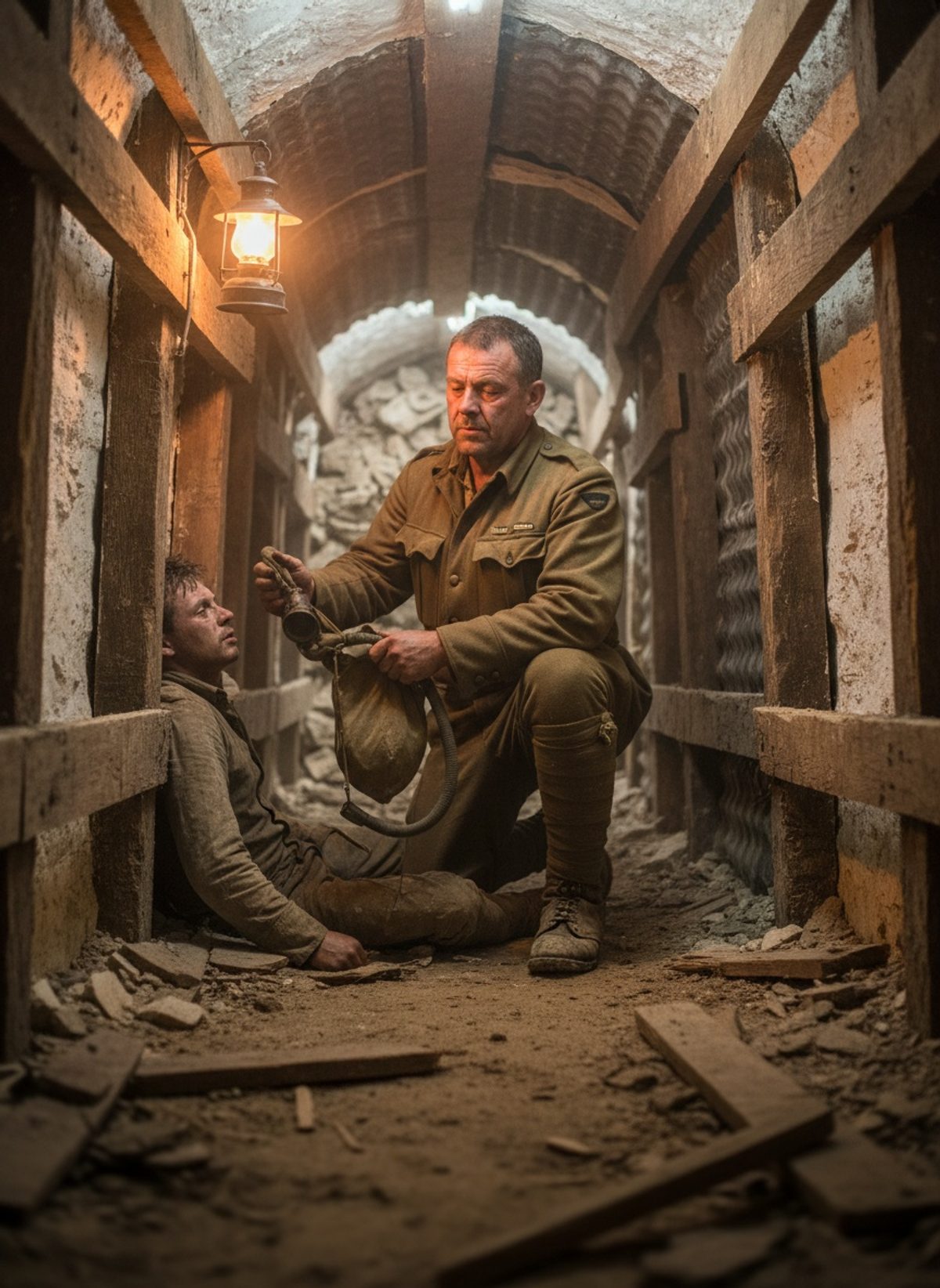 The Day a Tunneller Refused to Leave His Men Underground