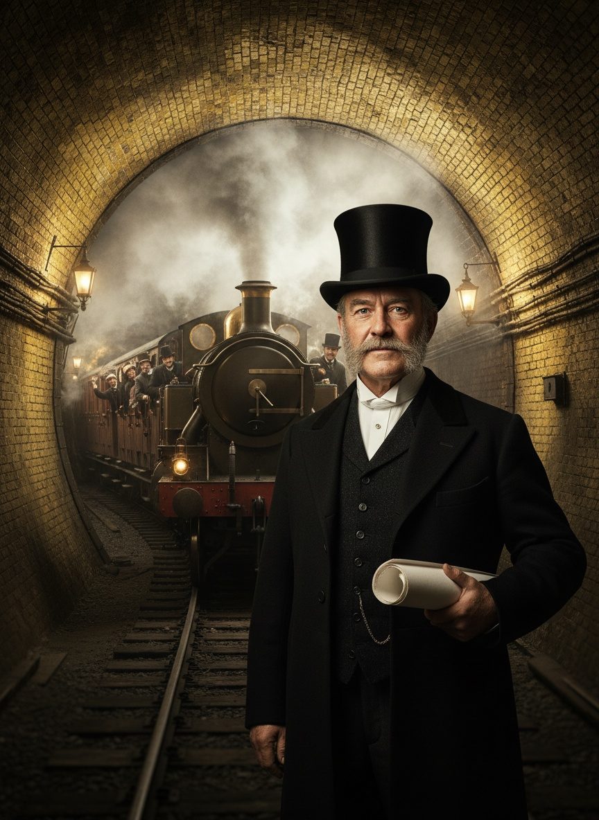 The Day a Victorian Engineer Lit the World's First Underground Railway