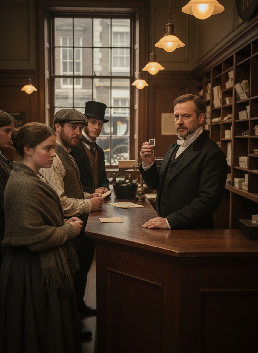 The Day a Victorian Postmaster Gave Britain Its Penny Stamp