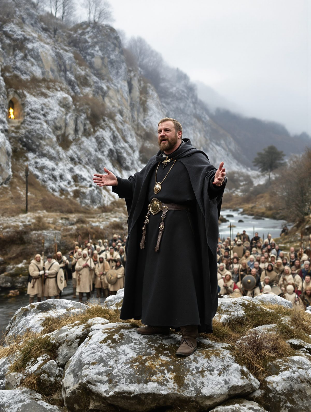 The Day a Welsh Monk Walked Into a Lion's Den and Won