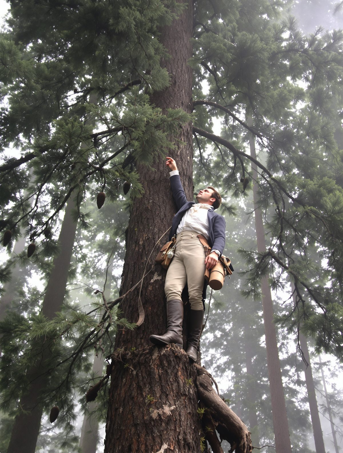 The day David Douglas climbed 270 feet for one pine cone
