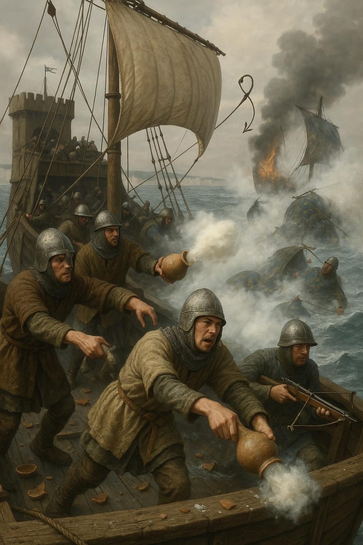 The Day England's Last Viking Fleet Burned at Sandwich