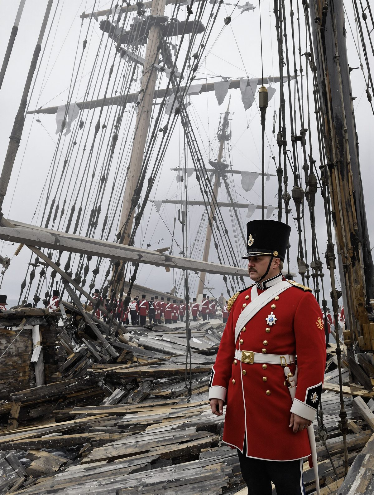 The day HMS Birkenhead's soldiers stood at attention as the ship sank