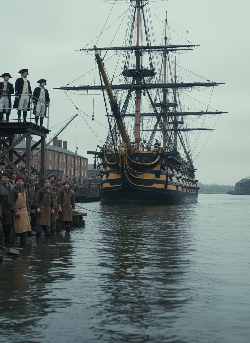 The Day HMS Victory Was Born at the River's Edge
