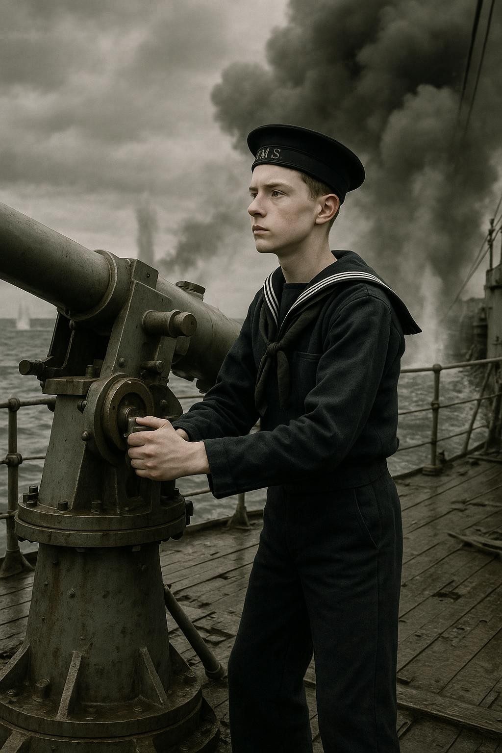 The Day Jack Cornwell Stood Alone at His Gun and Did Not Flinch