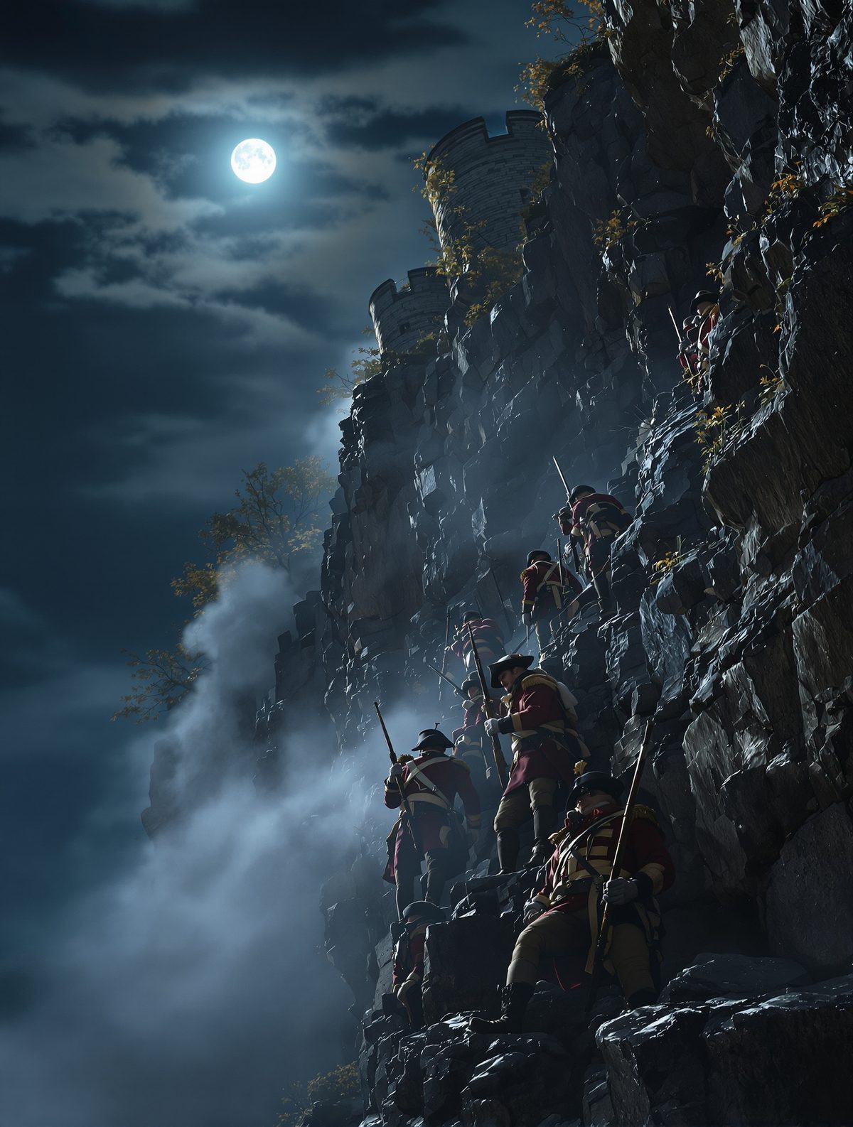 The day James Wolfe scaled the impossible cliffs to capture Quebec