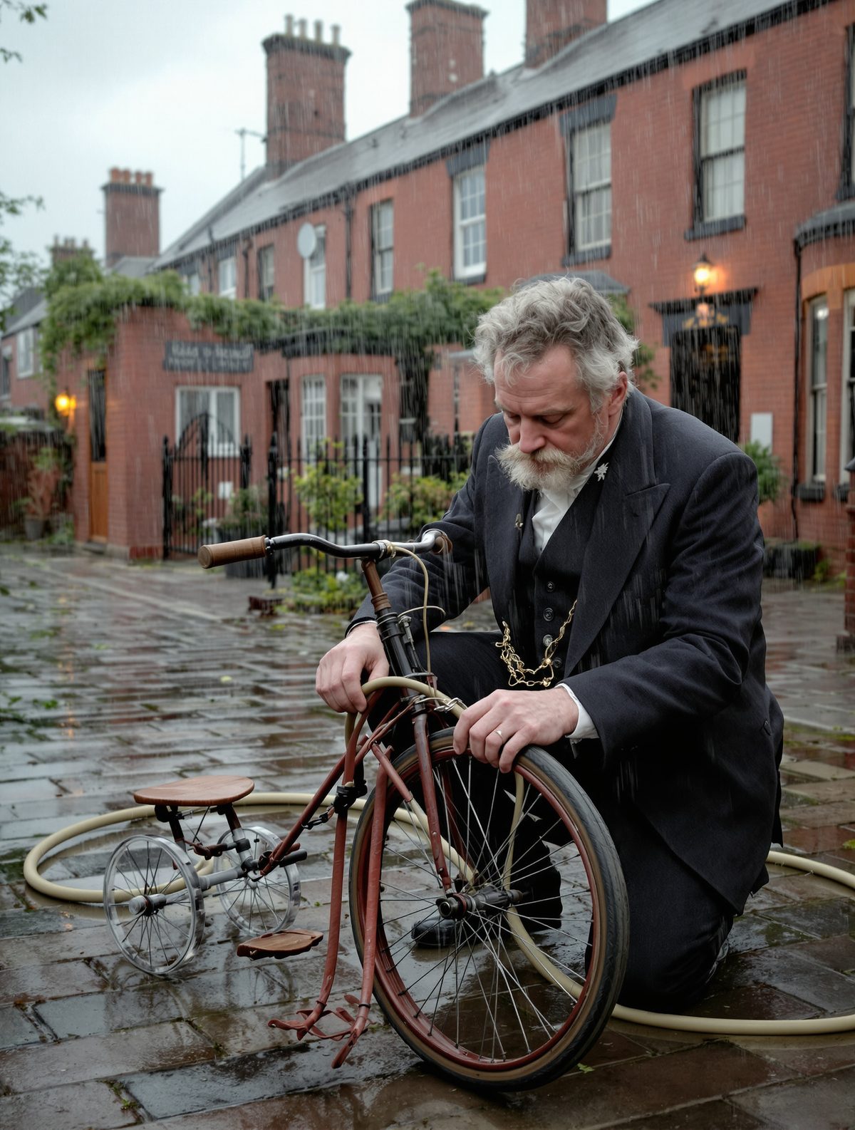 The day John Boyd Dunlop invented the pneumatic tyre for his son's bike