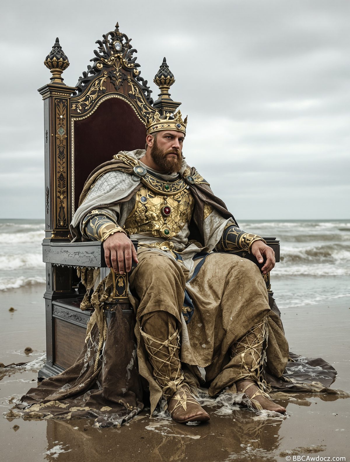 The day King Cnut commanded the waves to stop