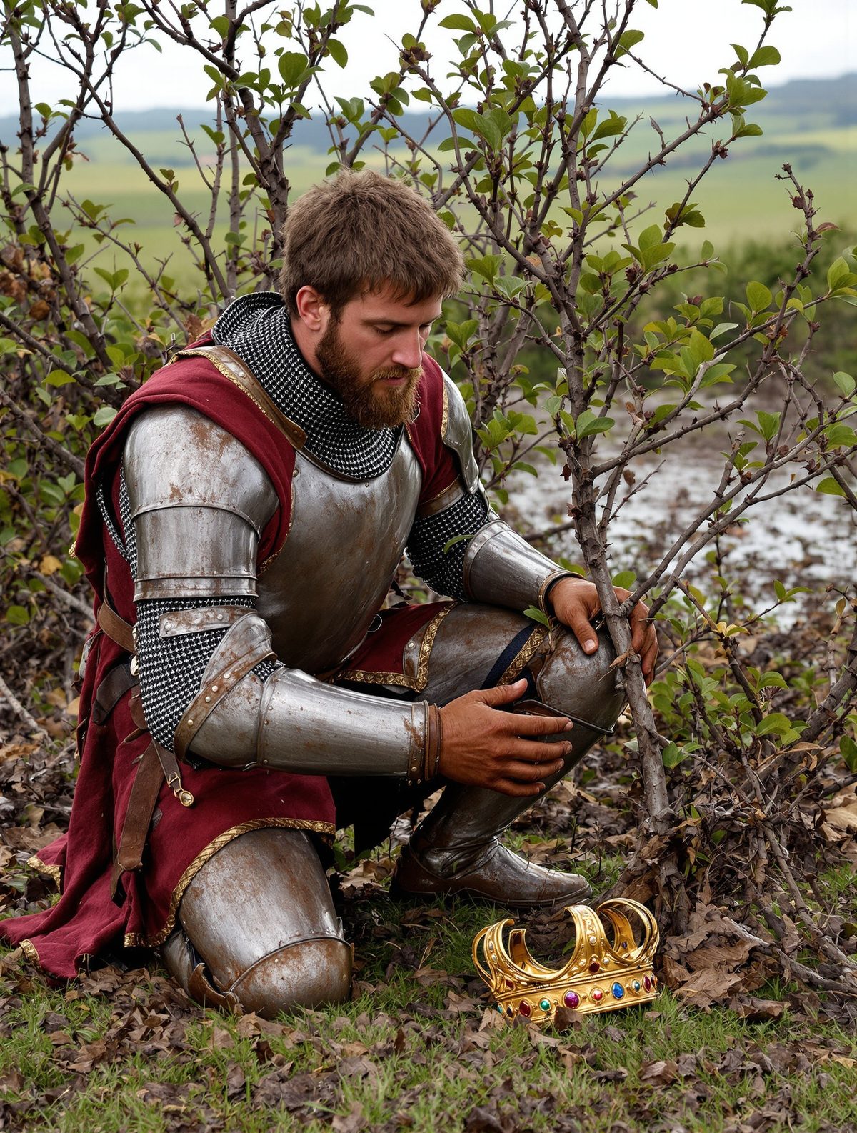 The day King Richard III's crown was found in a thorn bush