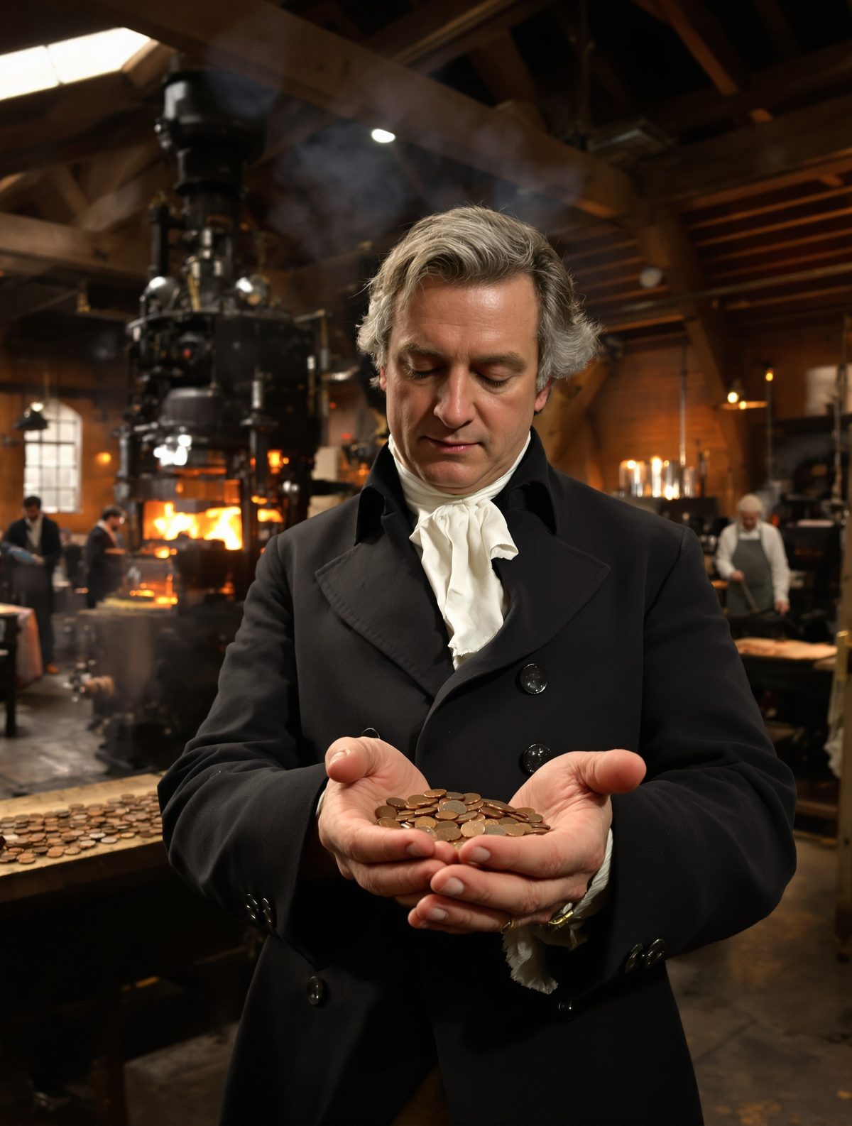 The day Matthew Boulton created the coins that saved Britain from chaos