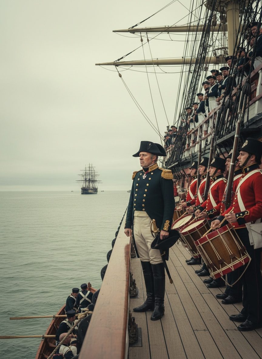 The Day Napoleon Surrendered to the Ship That Shot at Him