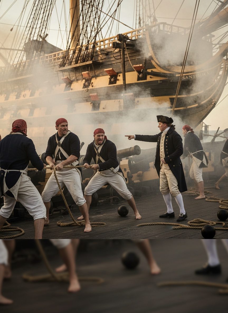 The Day One Commodore Broke the Line and Saved Britain