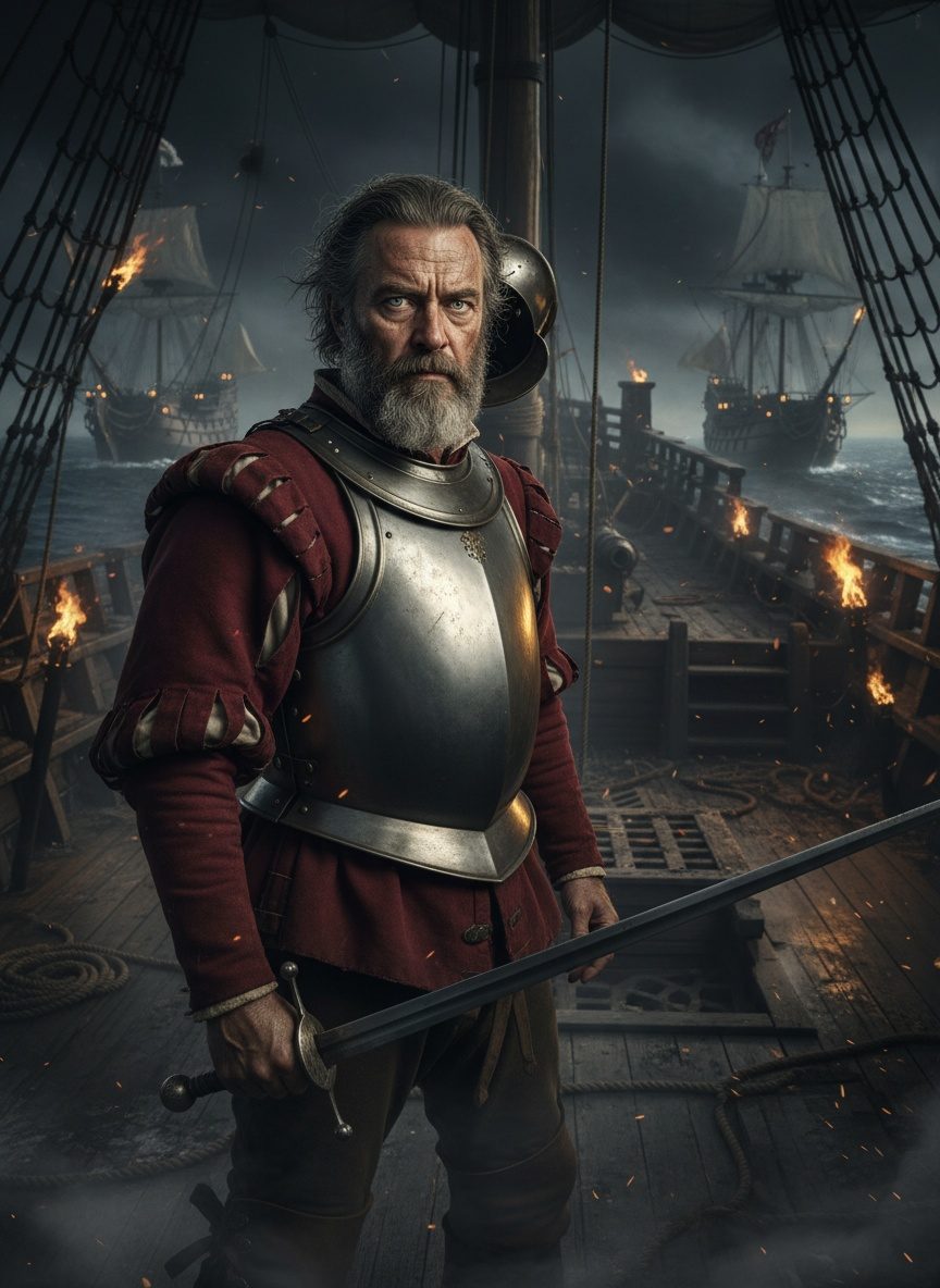 The Day Richard Grenville Held the Strait and Would Not Run
