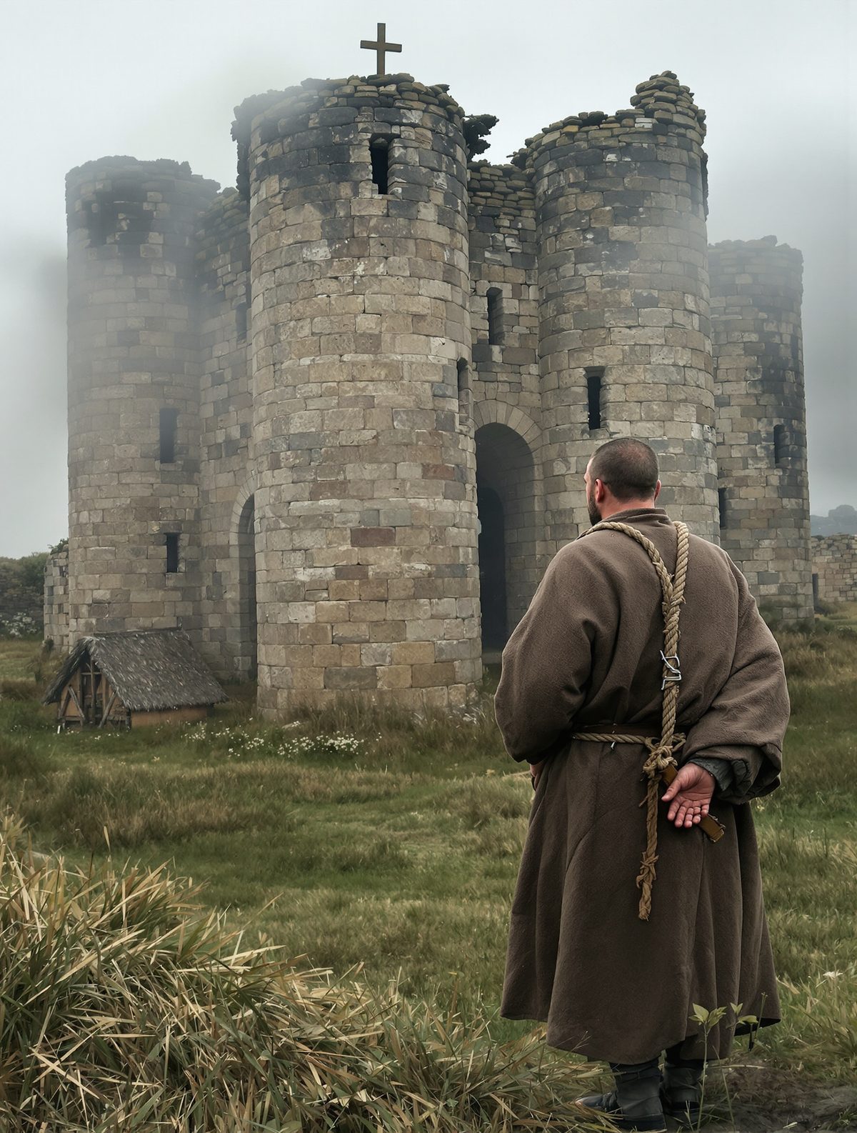 The day Saint Cedd built England's first stone church in a cursed place