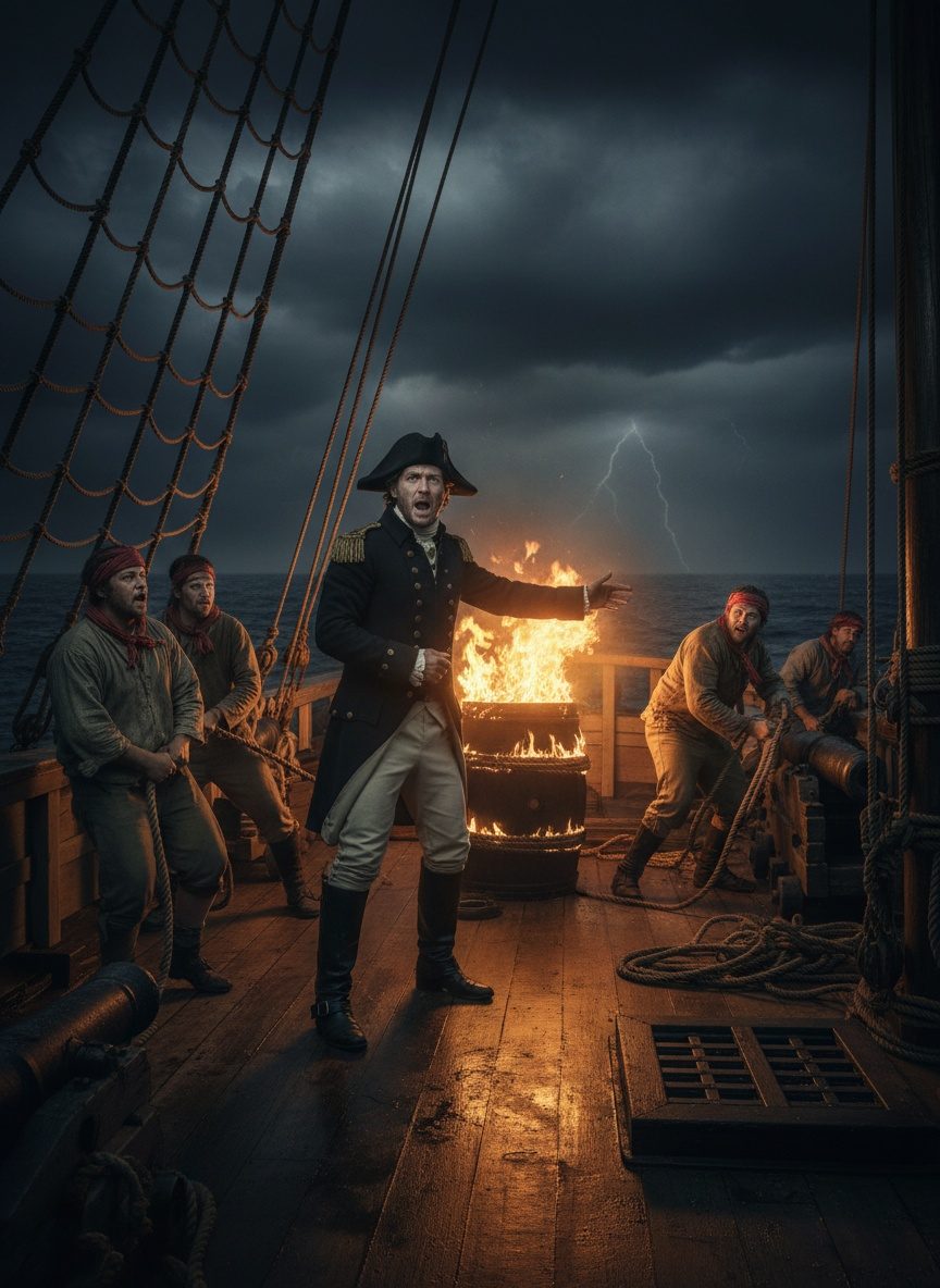 The Day Thomas Cochrane Defeated a Fleet With a Barrel of Tar