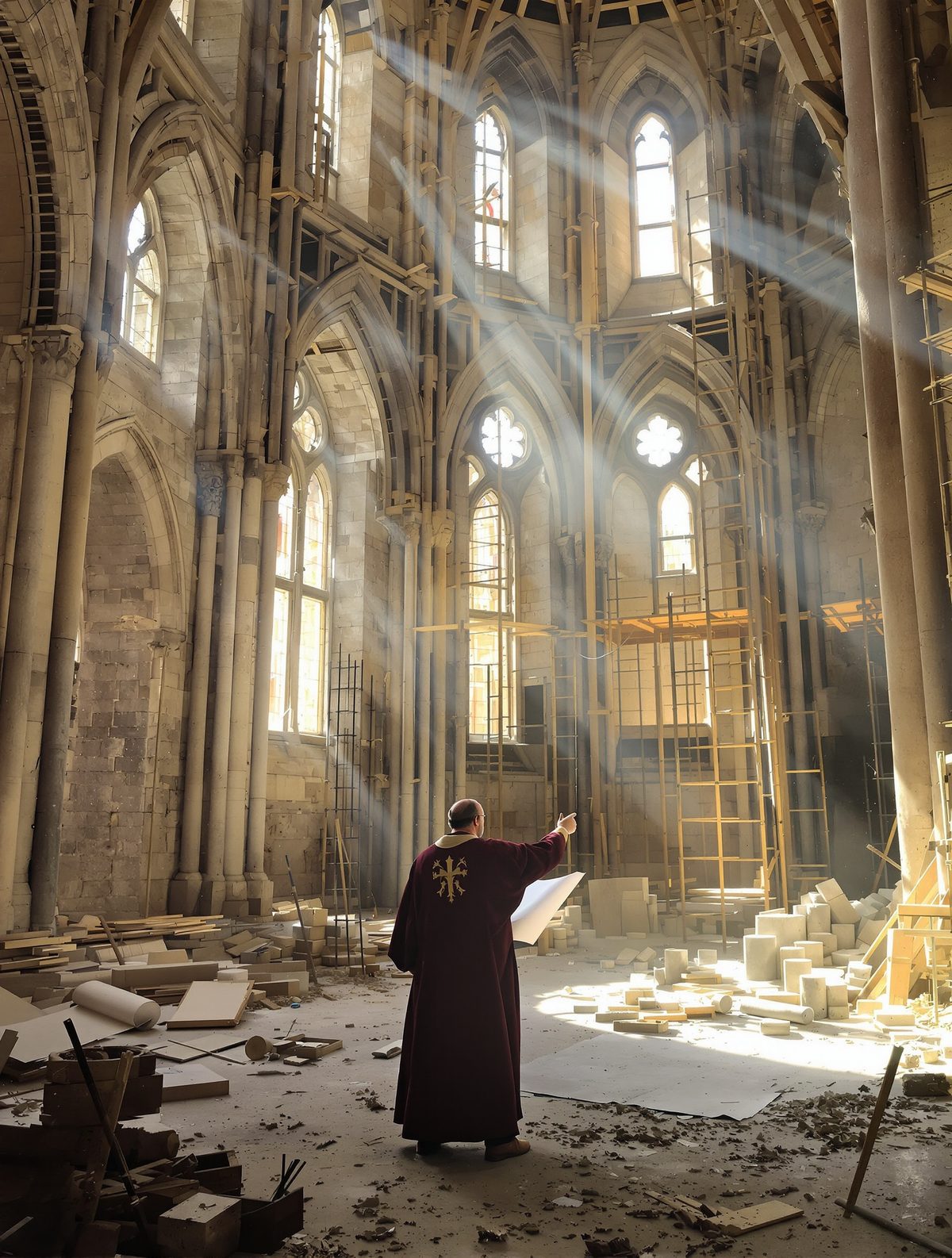 The day William de Sens fell from heaven rebuilding Canterbury Cathedral