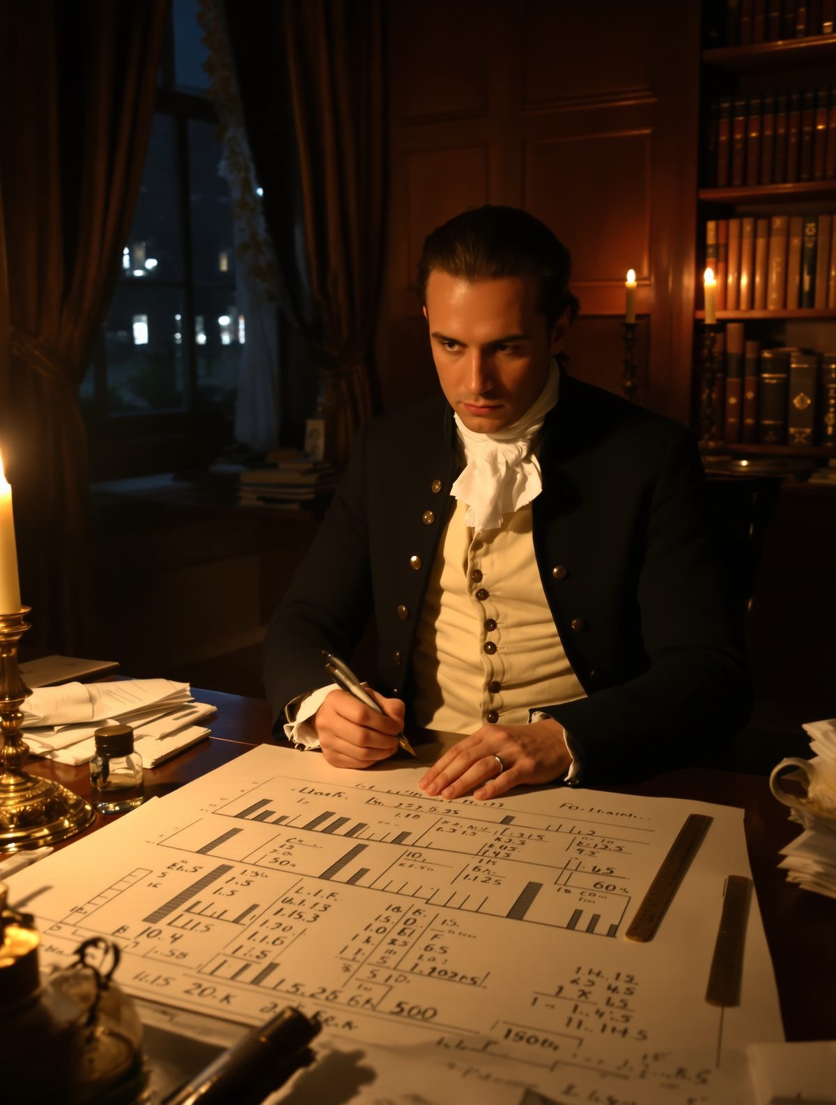 The Day William Playfair Drew a Line and Invented Statistics