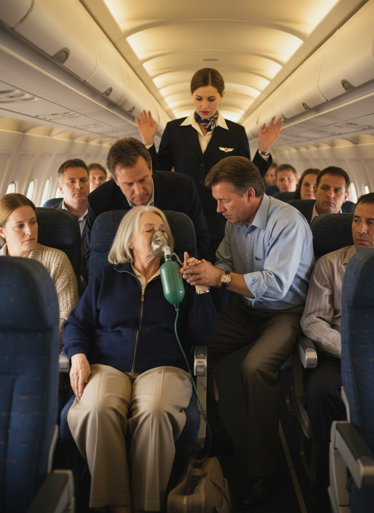 The Flight Was Full of Doctors. She Needed Every One.