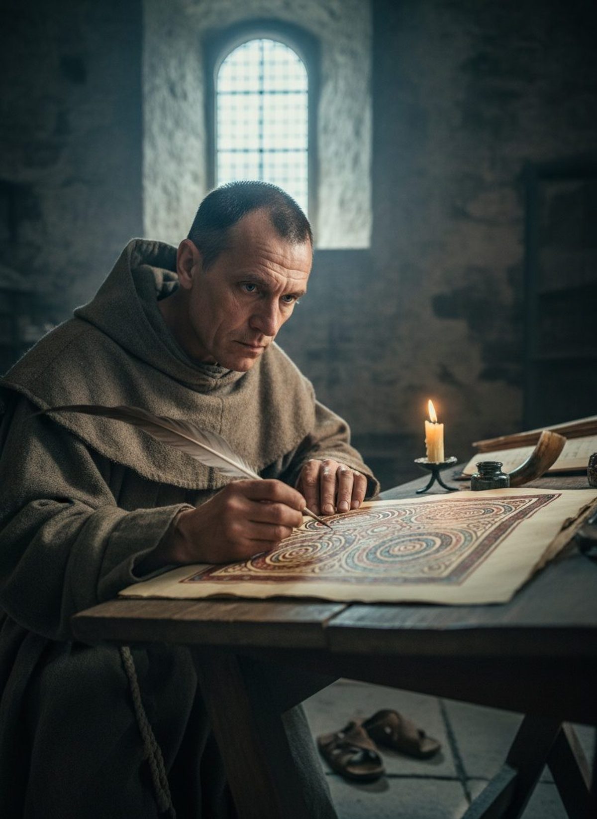 The Monk Who Copied the Entire Bible. Alone. In the Dark.