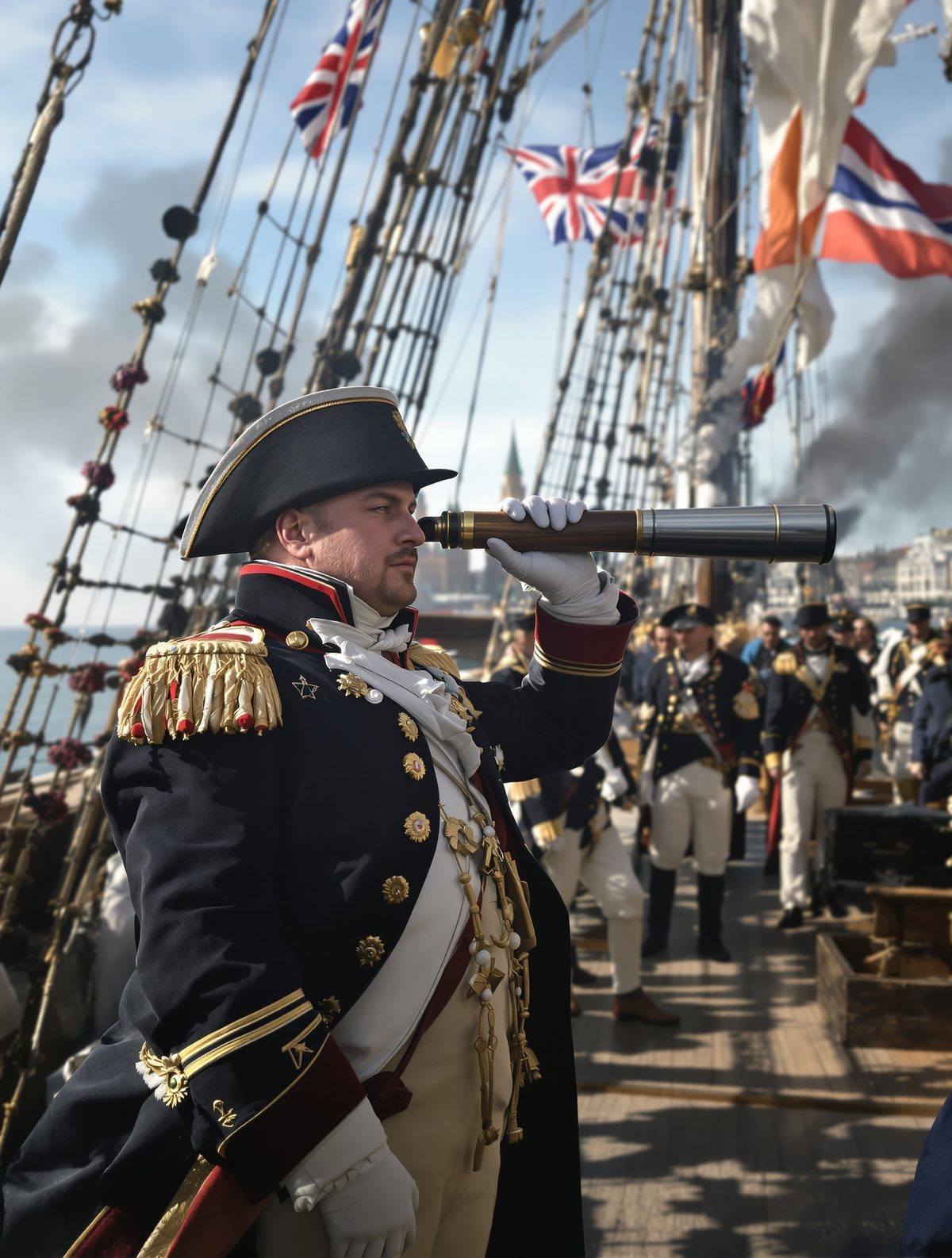 The night Admiral Nelson fought blind with one eye at Copenhagen