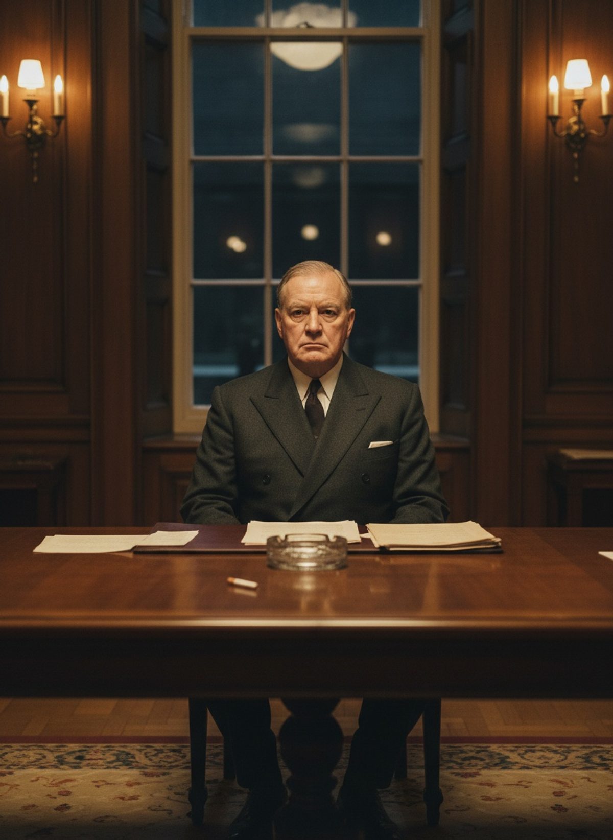 The Night Churchill Sat Alone and Faced the Dark