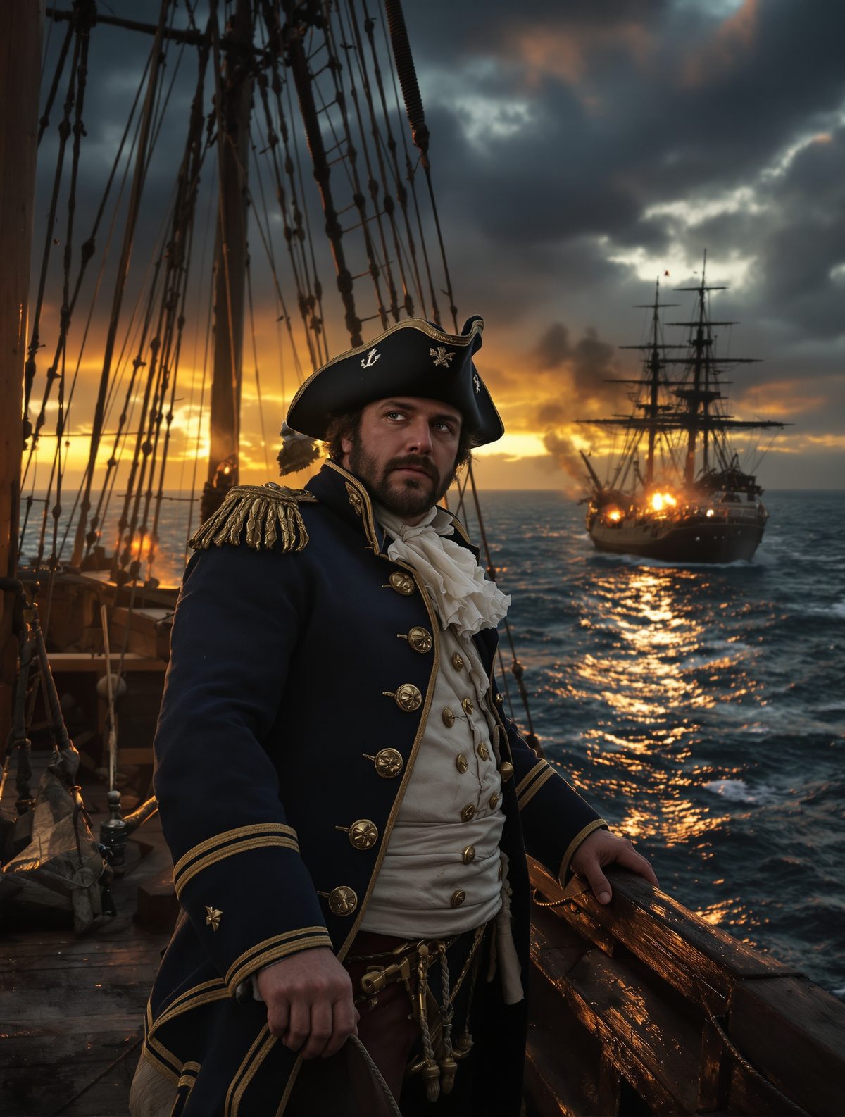 The night John Paul Jones captured a British warship with a sinking ship