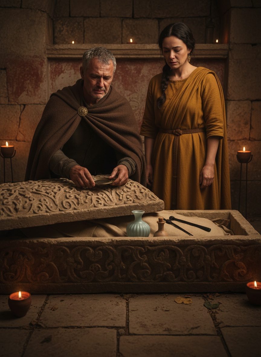 The Roman Girl Buried With Her Mirror at York