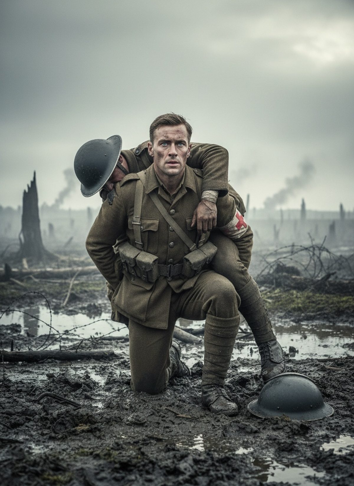 The Stretcher-Bearer Who Walked Into Fire at Passchendaele