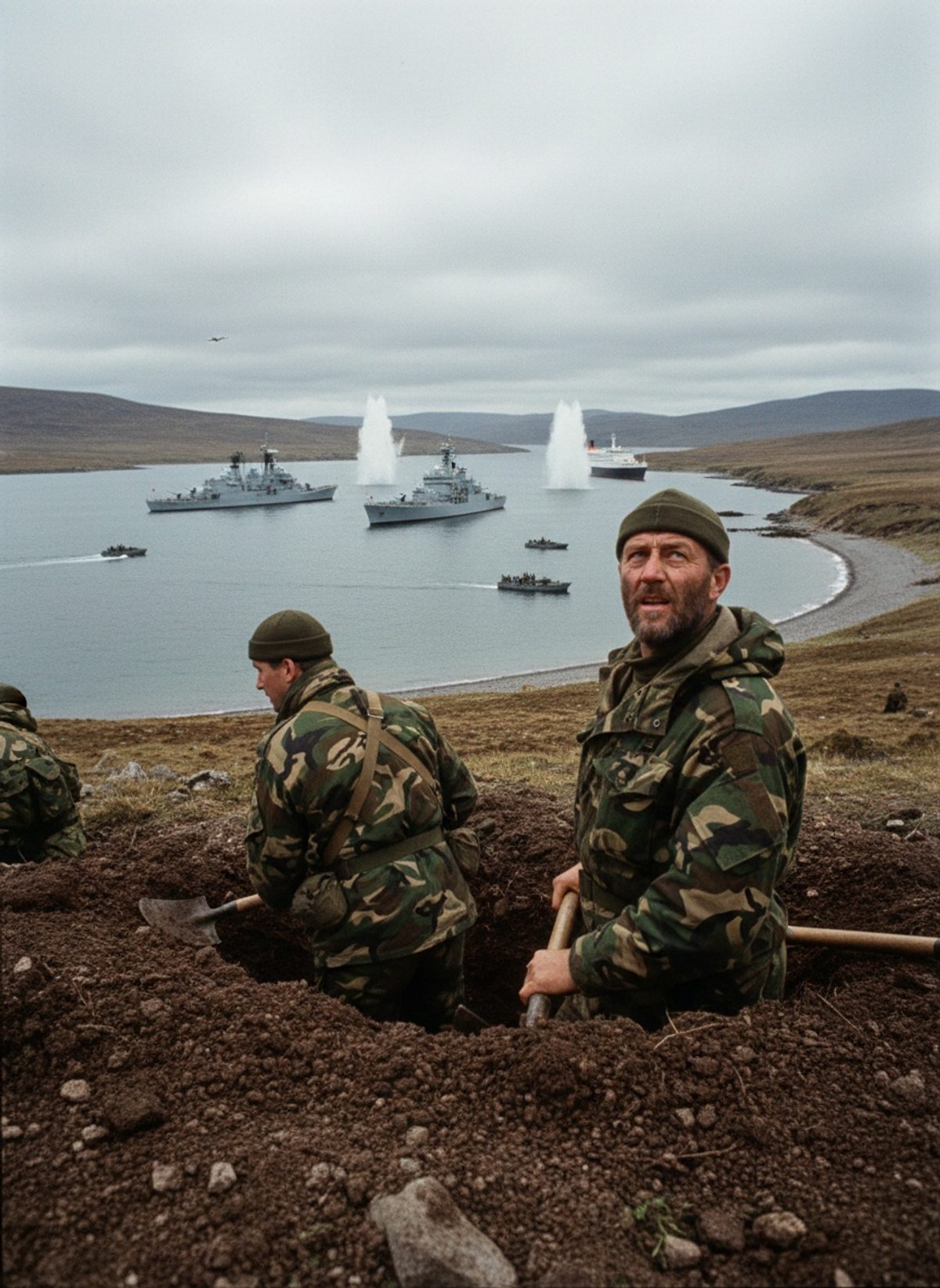 When 4,000 Men Came Ashore at San Carlos and Held Bomb Alley, 1982