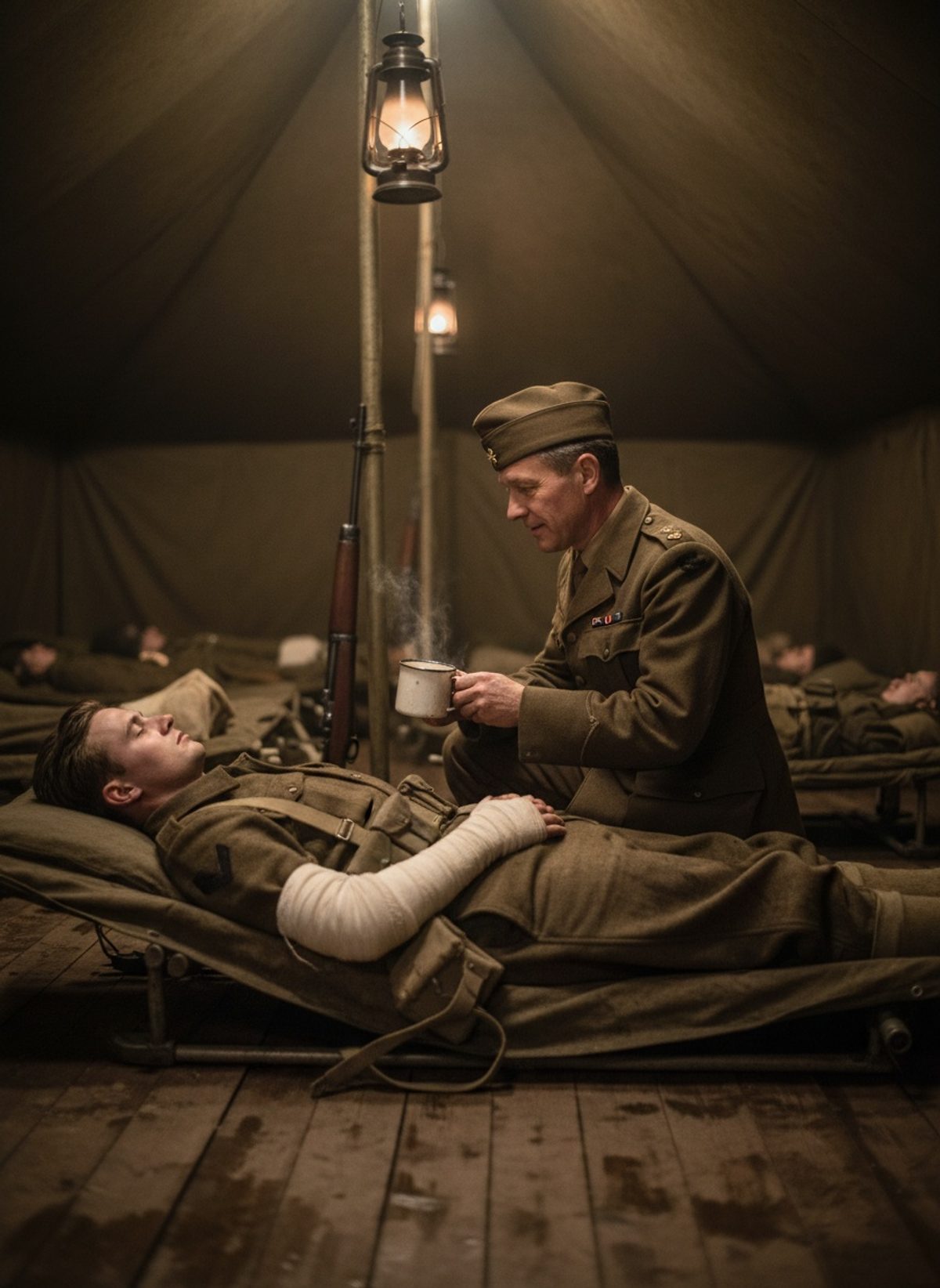 When a Padre Gave Last Rites and Tea at the Clearing Station
