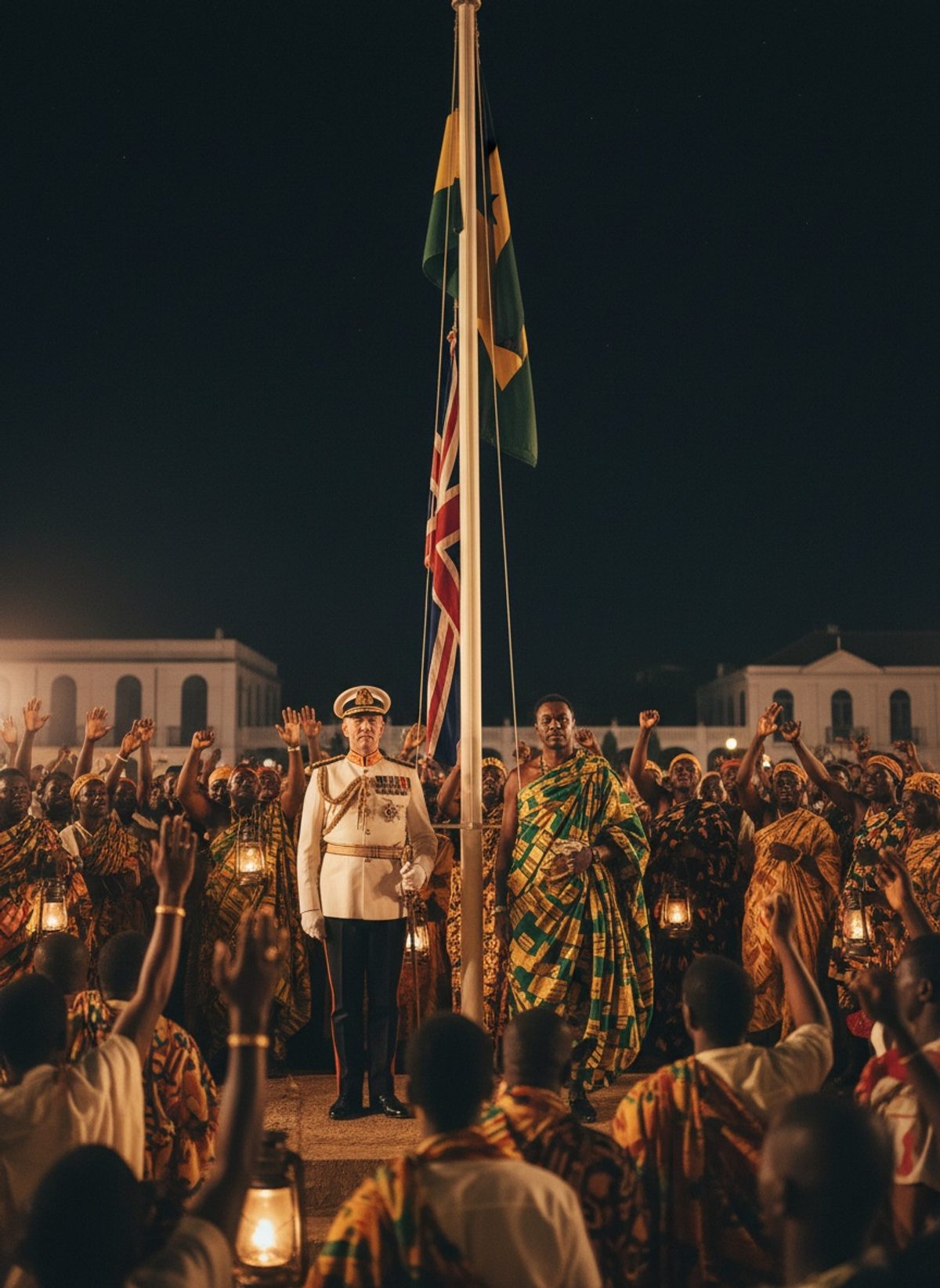 When Britain Handed Gold Coast Its Flag at Midnight, 1957