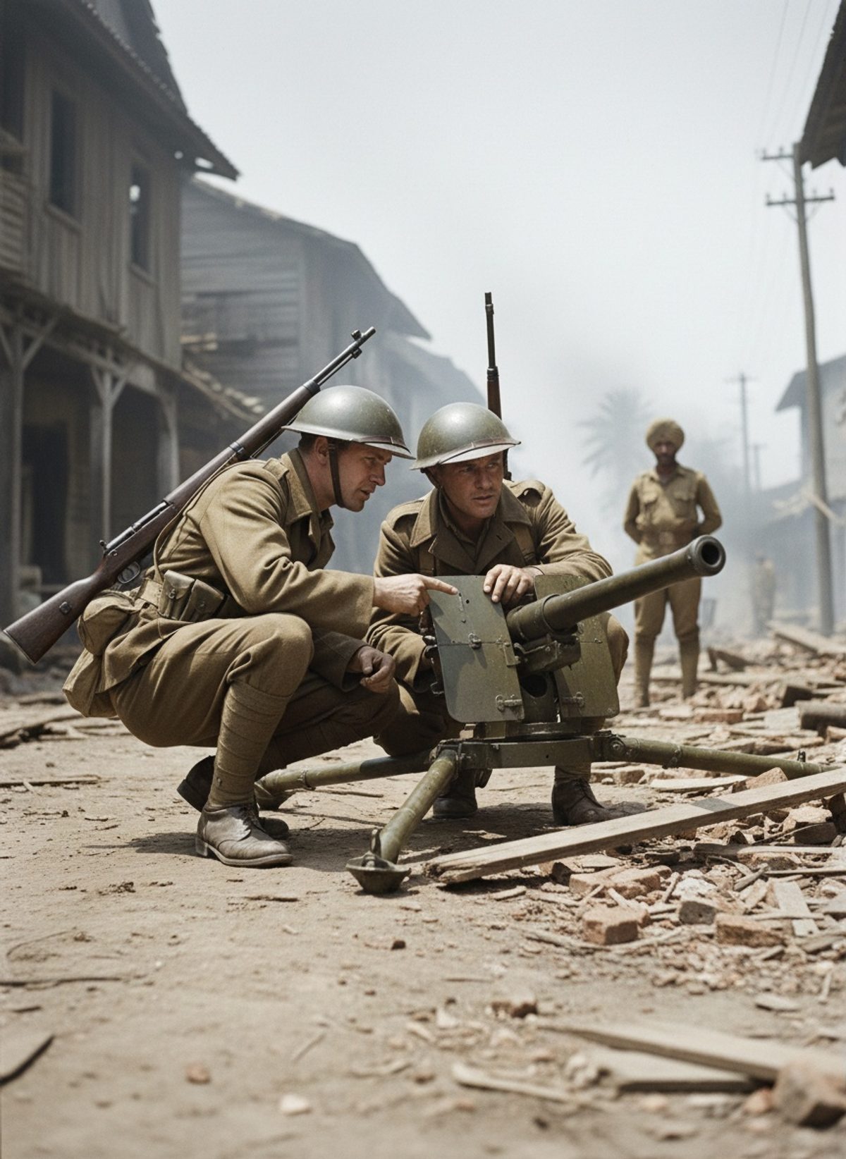 When British Troops Captured a Japanese Tank Trap, Meiktila 1945