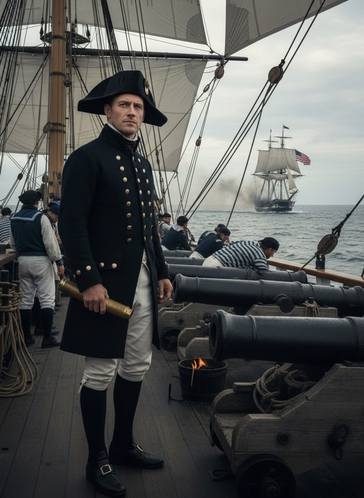 When Broke Sailed Into Boston and Dared Them to Fight, 1813