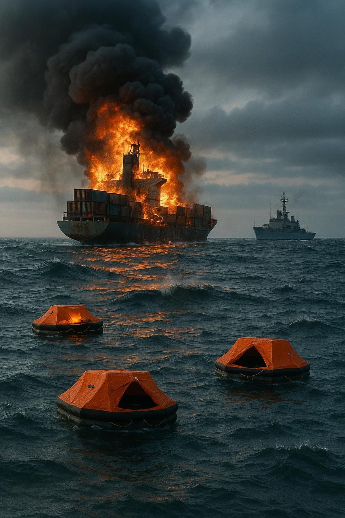 When Captain Ian North Never Reached the Life Raft, 1982