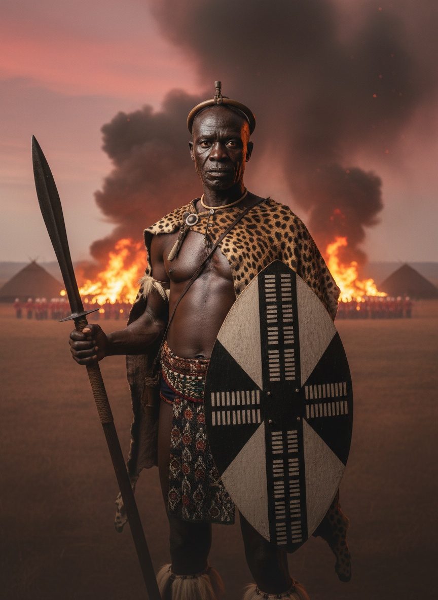 When Cetshwayo's General Turned His Shield at Ulundi, 1879