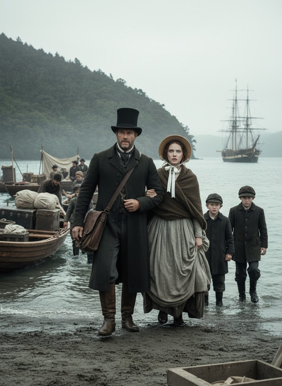 When Edward Wakefield's Dream Colony Rose From the Sea, 1840