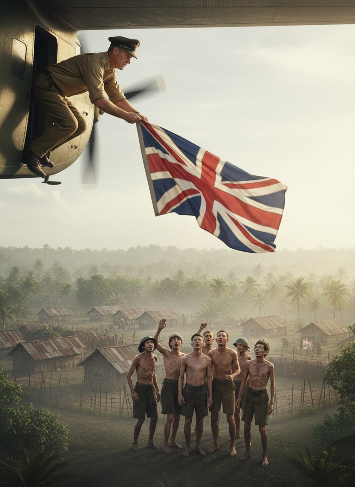 When Flight Sergeant Kane Dropped a Flag Into the Dark, 1945