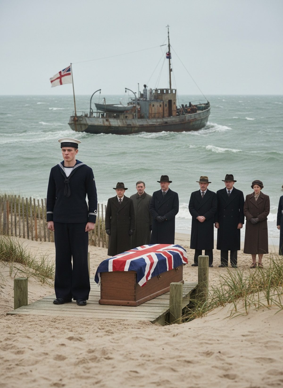 When Four British Sailors Washed Ashore at Ocracoke, 1942