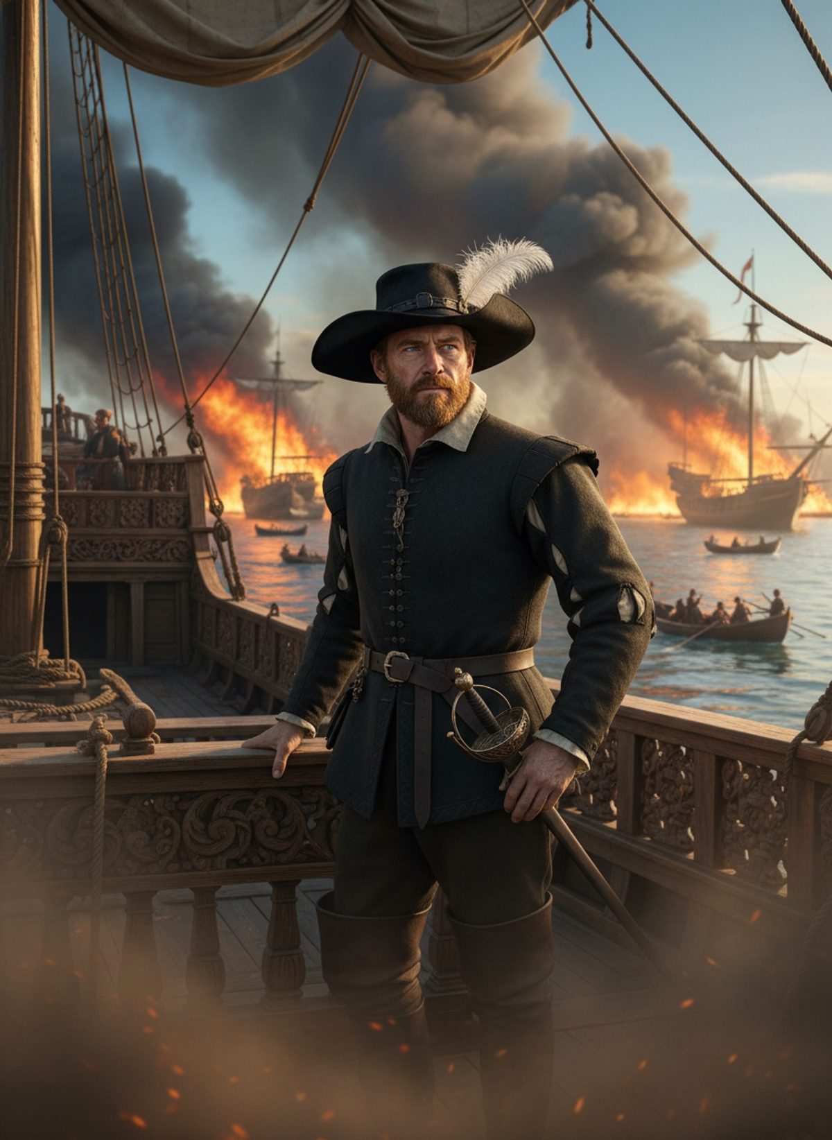 When Francis Drake Burned Cádiz and Called It Singeing the King's Beard