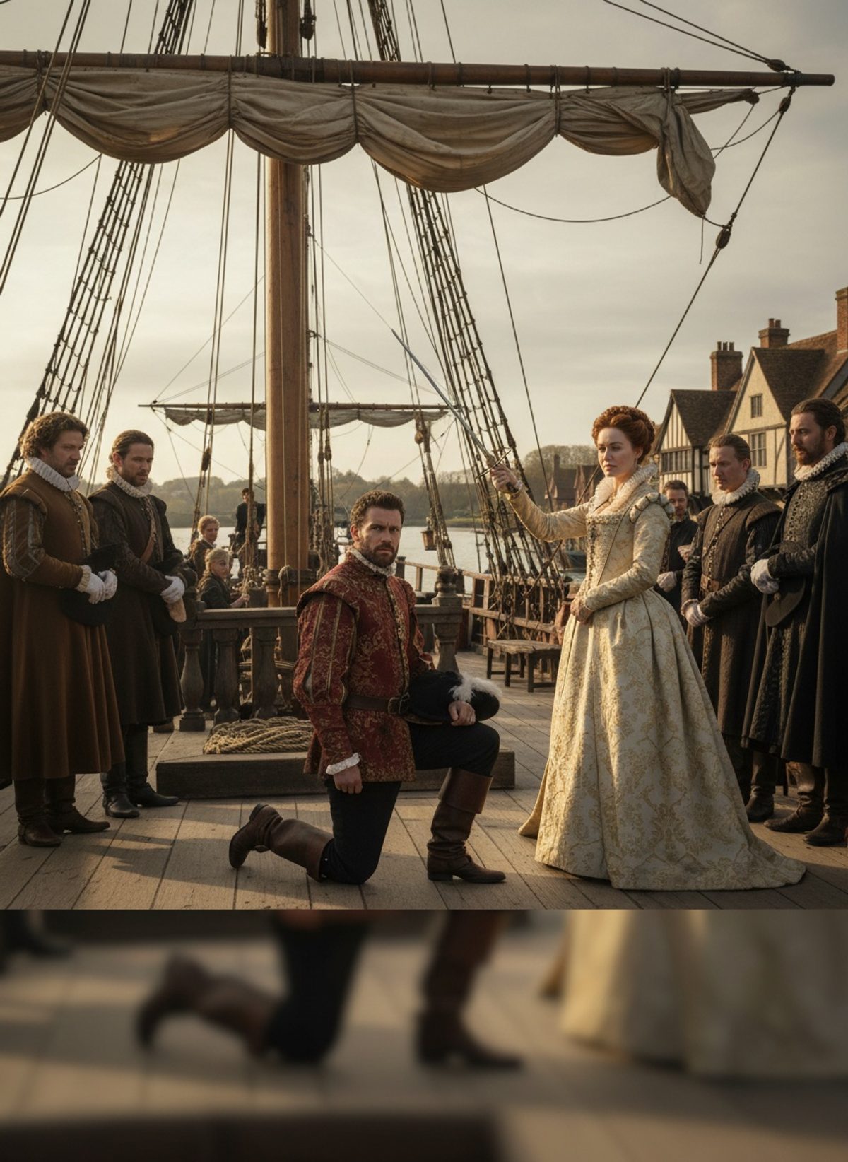 When Francis Drake Knelt in a Stolen Ship, 1580