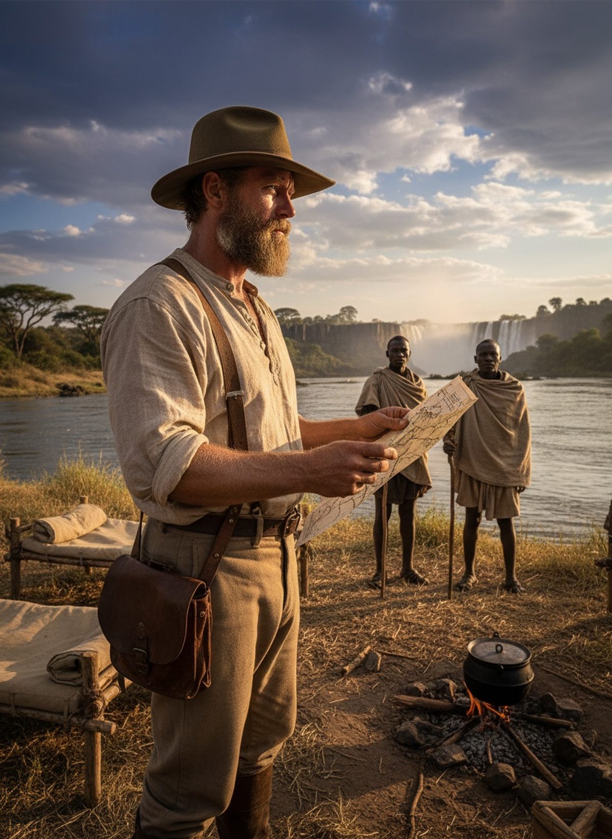 When Frederick Courteney Selous Stood at the Victoria Falls, 1888