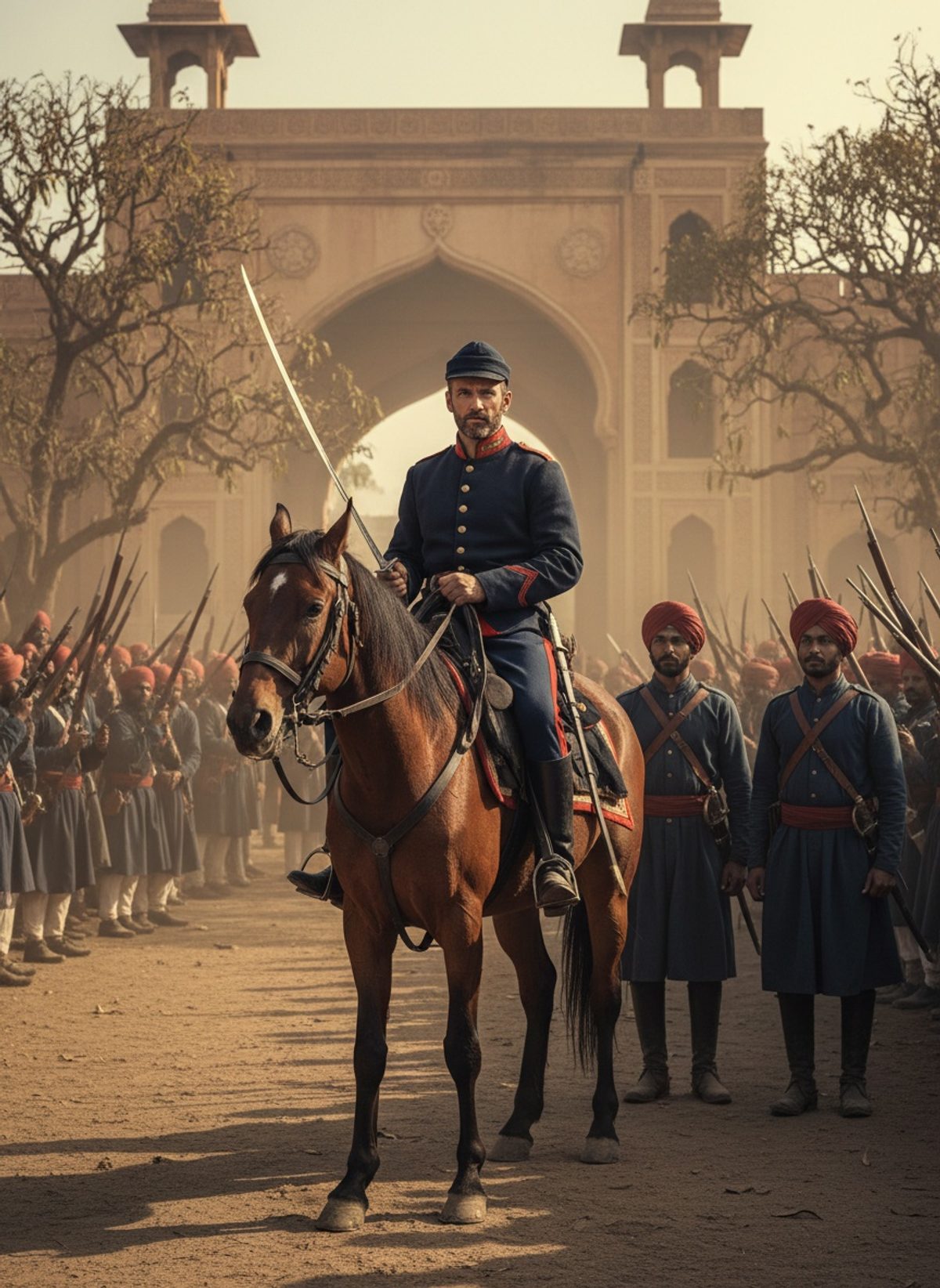 When Hodson's Horse Charged at Delhi, 1857