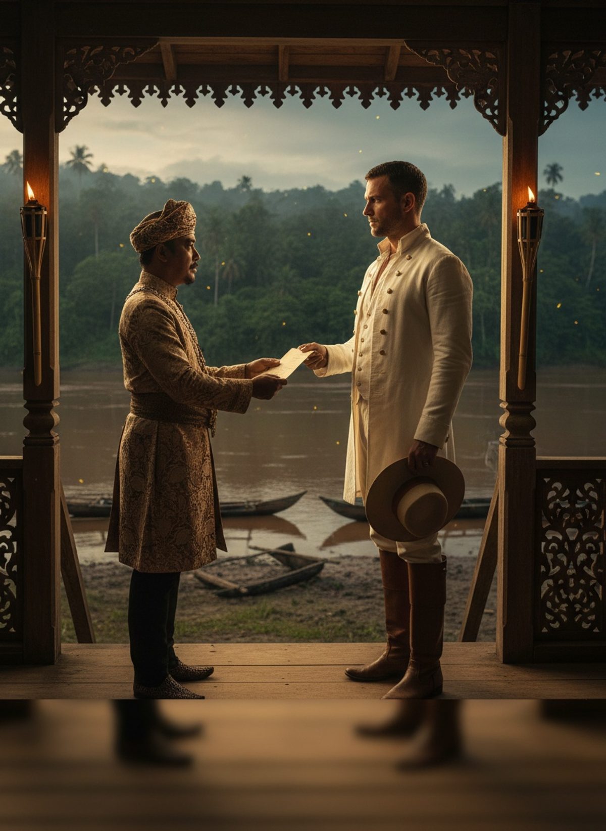 When James Brooke Became the White Rajah of Borneo, 1841