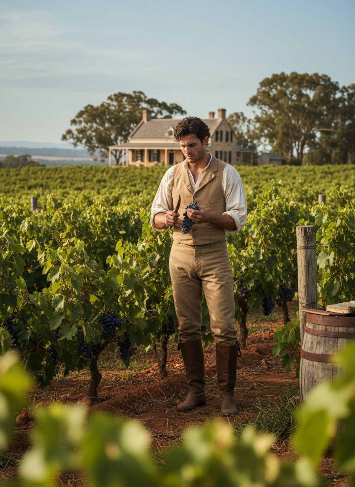 When John Macarthur's Son Planted the First Vineyard, 1827