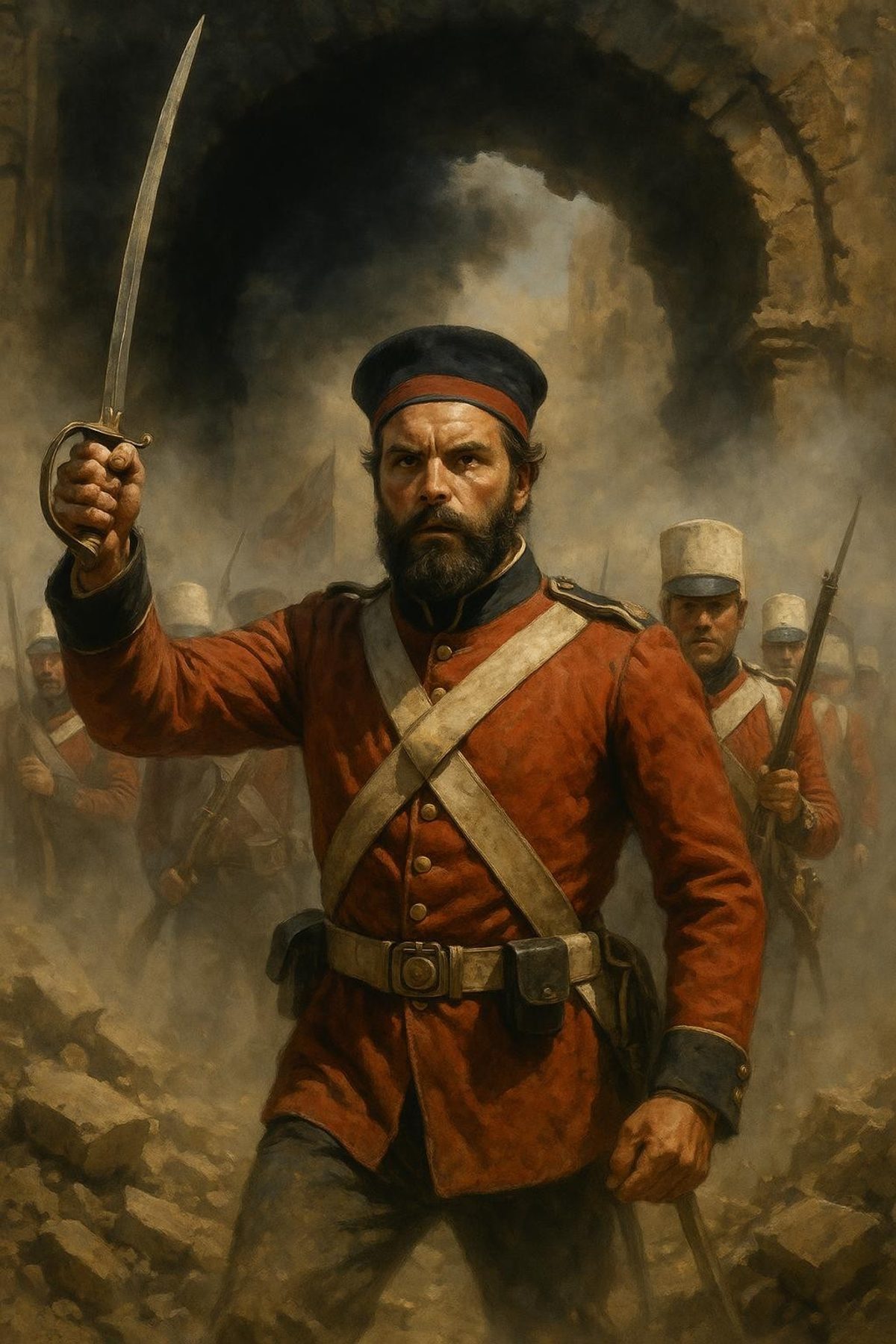 When John Nicholson Stormed the Breach at Delhi, 1857