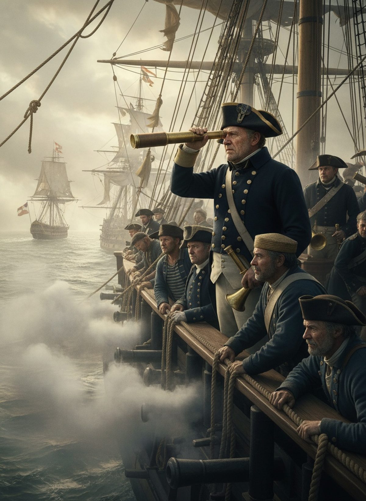 When Nelson's Signal Flew and 27 Ships Went Into Battle