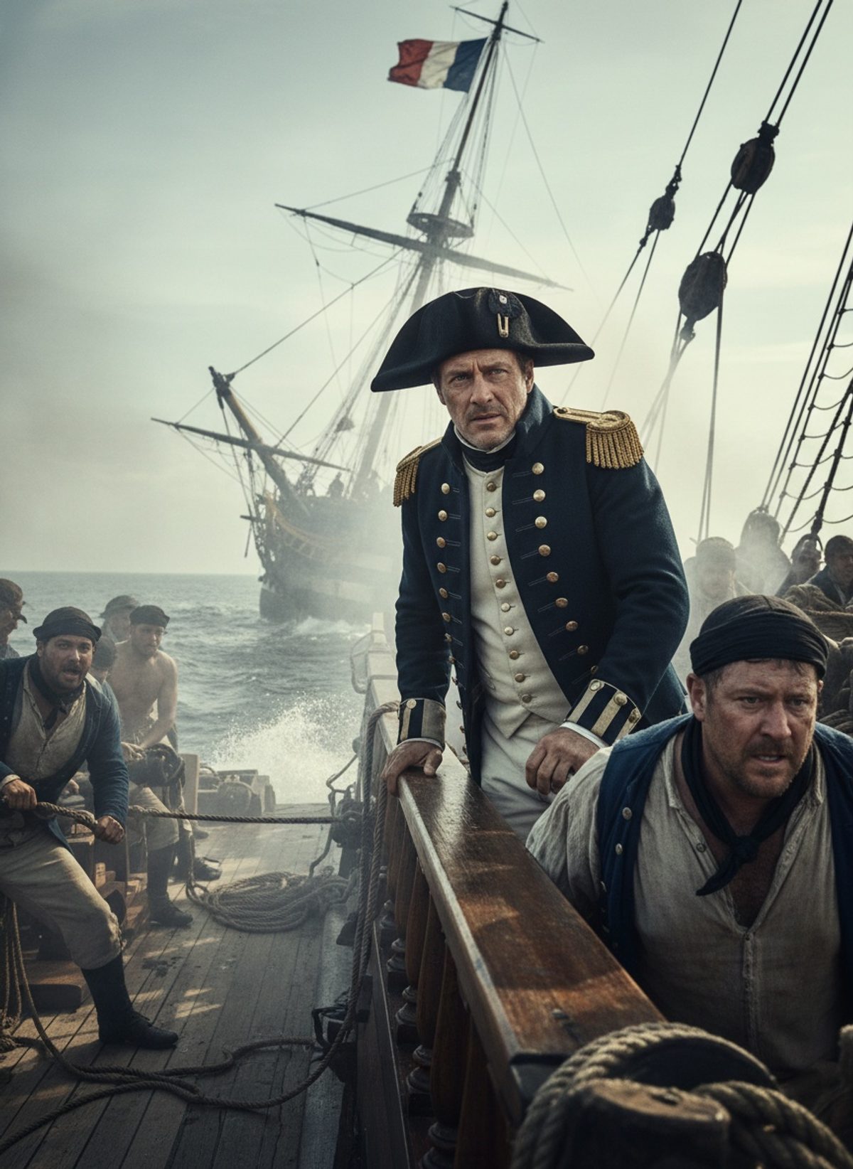 When Pellew Drove His Burning Ship Into the Enemy, 1801