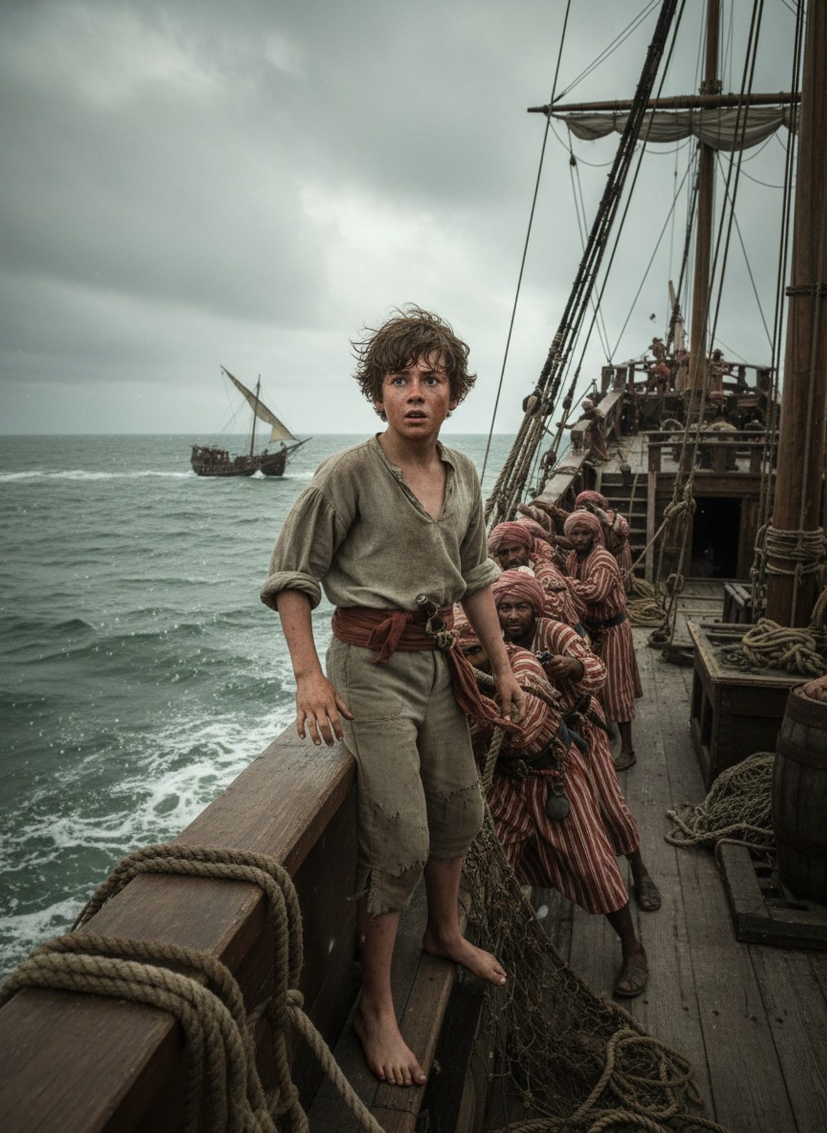 When Pellow Was Taken by Pirates at Age Eleven, 1715